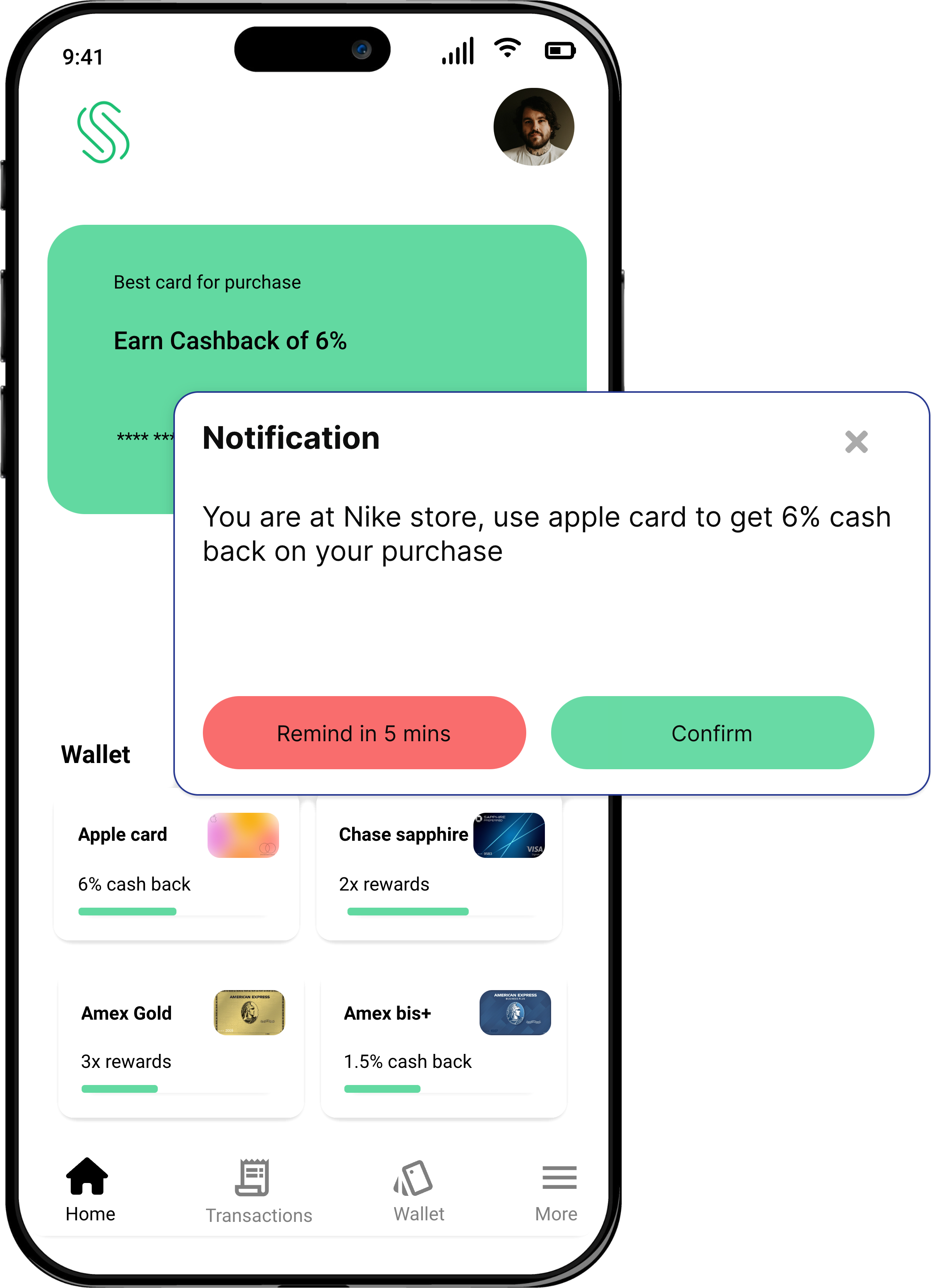 SwipeIt dashboard